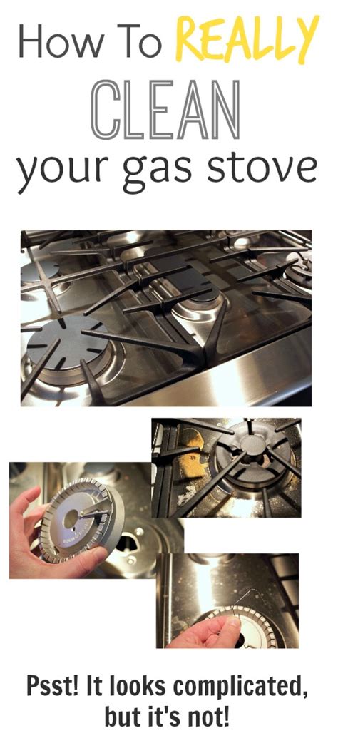 how to clean gas oven tops